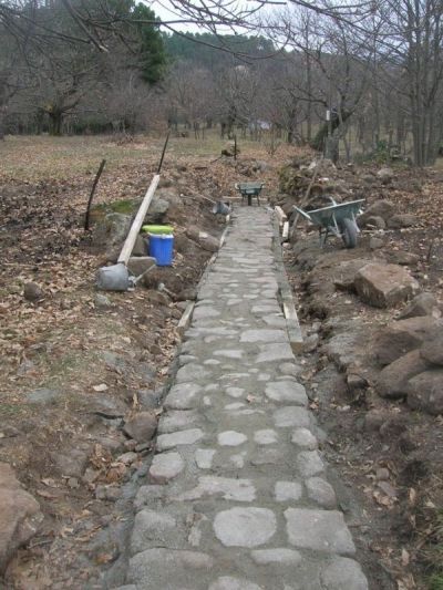 Chemin caladé du sud Ardèche